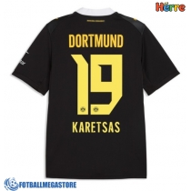 Fotballdrakt Herre Borussia Dortmund Konstantinos Karetsas #19 Bortedrakt 2026-27 Kortermet